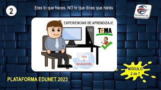 Experiencias de Aprendizaje 2023  Plataforma EDUNET [upl. by Sel]