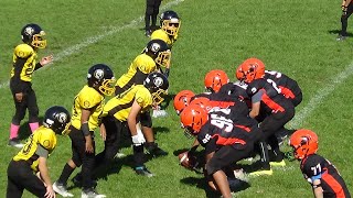 🏈 U11 FootBall 🔥🔥 War For The Ages  🤯StLaurent Spartans v Sun Youth Hornets 2024 🧨 [upl. by Elyrpa]