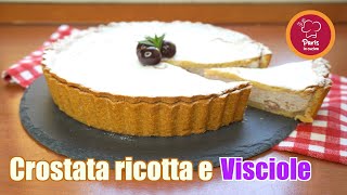 Crostata Ricotta e Visciole Video Ricetta facile del Dolce Romano [upl. by Airalednac]