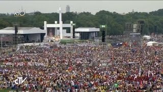 Messe douverture des XXXIe JMJ à Cracovie Pologne [upl. by Areic]