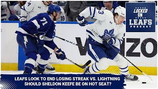 Sheldon Keefe shakes up lines as Toronto Maple Leafs look to end losing streak against Lightning [upl. by Aveer]