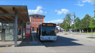 Stadtbus Wasserburg am Inn  9418 Wasserburg Bahnhof  Altstadt  Badria  072022 [upl. by Adyela]