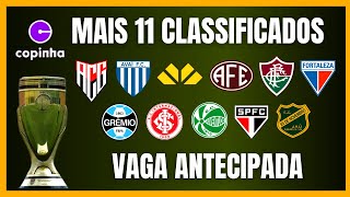 COPINHA  MAIS 11 CLASSIFICADOS PARA A 2ª FASE [upl. by Lyssa948]