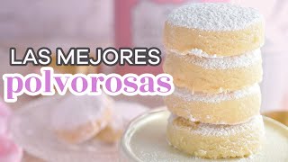 RECETA DE GALLETAS POLVOROSAS SÃ“LO CON 4 INGREDIENTES  AnnasPasteleria [upl. by Ereveneug873]