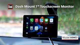 7″ Dash Mount Touchscreen with Wireless Apple CarPlay and Android – D2WC7 [upl. by Natty]