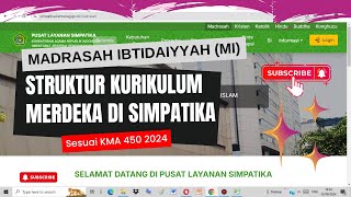 Seperti apa struktur kurikulum MI di KMA 540 Tahun 2024 [upl. by Anilatsyrc]