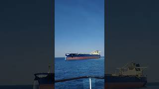 Entering to the port VLCC UNIVERSAL CHALLENGER vlcc ship vessel travel sailing seaman sea [upl. by Puto]