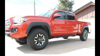 2017 Tacoma Tire Upgrade 26575R16 BFG KO2s [upl. by Clemmie390]