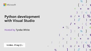 Visual Studio 2019 Launch Python development with Visual Studio [upl. by Dadelos119]