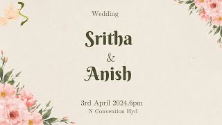 Sritha amp Anish Wedding Live Streaming [upl. by Alma]