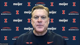 Illini MBB  Coach Underwood amp Jacob Grandison Media Zoom 1162022 [upl. by Sonni]