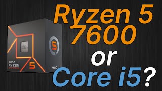 AMD Ryzen 5 7600 vs i513600K i512600K i511600K i510600K cheapest Ryzen or Core i5 Kseries [upl. by Mita]