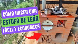 Cómo hacer una estufa de leña fácil y económica [upl. by Yecnahc658]