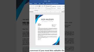 cover letter format for job [upl. by Yartnoed]