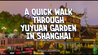 The Yuyuan Garden area in Shanghai China is one very interesting tourist spot [upl. by Glovsky]