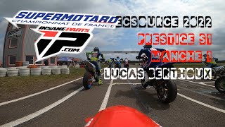 Race Supermoto S1  Escource 2022  Lucas Berthoux Onboard [upl. by Paulita]