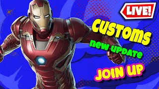 LIVE FORTNITE CUSTOMS NEW UPDATE LTM  MORE JOIN UP USE CODE DMGPHONICS [upl. by Teria]