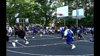 Dr J Plays Basketball with Friends Philadelphia 52nd amp Parkside June 1999 [upl. by Yrennalf]