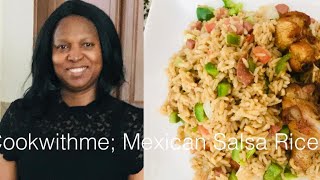 COOK WITH ME MEXICAN SALSA RICE onyinyecooks [upl. by Iredale]