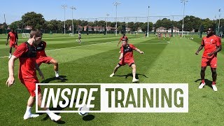 Inside Training Flicks tricks and skills in ruthless rondos  Plus more exclusive access [upl. by Phares]