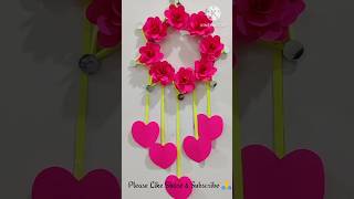 DIY Beautiful Paper Wall hangingWall Hangingyoutubeshortsshortsdiytrendingwalldecor [upl. by Avilo]