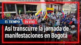 EN VIVO Manifestantes bloquean accesos a las altas Cortes  El Tiempo [upl. by Janessa]