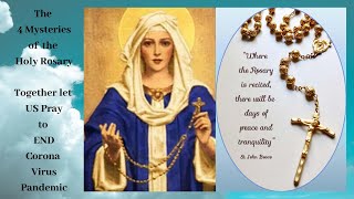 THE HOLY ROSARY OF THE BLESSED VIRGIN MARY I 4 Mysteries I Day and Night Prayer [upl. by Eleanor264]