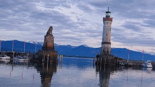 Insel Lindau Germany am Bodensee One of the Tourist Spot [upl. by Natsreik]