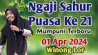 Mumpuni TERBARU 01 April 2024  Ceramah Ngapak Lucu Ustadzah Mumpuni Handayayekti Terbaru WINONG LOR [upl. by Rekoob657]