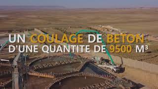 BTPH HASNAOUI  LE PLUS GRAND COULAGE DE BÉTON PRÊT À L’EMPLOI EN ALGÉRIE [upl. by Onahpets]