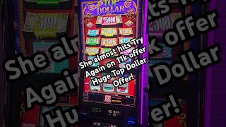 Top Dollar Huge Offer She almost hits Try Again slots handpay slot jackpot handpay [upl. by Els]