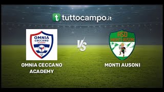 U17 OMNIA CECCANO Vs MONTI AUSONI [upl. by Garland755]