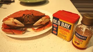 Catch n Cook Dungeness Crabs in Old Bay and Spicy Seasoning [upl. by Notnarb]