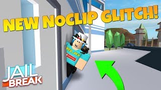 CRAZY NEW NOCLIP GLITCH IN JAILBREAK Roblox [upl. by Ydaj]