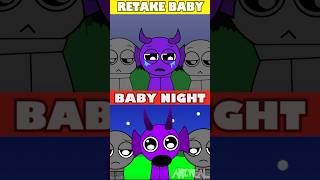 Incredibox Sprunki BABY NIGHT 👶🏼✨ VS Retake BABIES Horror Versions 😱 [upl. by Leontyne]