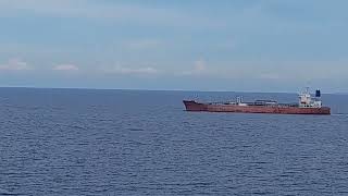 SMALL TANKER VESSEL MAKING WAY SPOTTED [upl. by Introc]