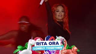 Rita Ora  Lonely Together live at Capitals Summertime Ball 2018 [upl. by Nylessej938]