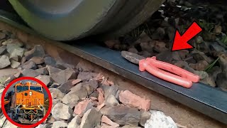 Train Vs Metal Things Experiment OMG Ohh Noo 😳  Train Experiments TrainExperiments [upl. by Yelsek588]