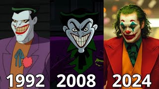 THE JOKER CARTOON EVOLUTION 19922024 [upl. by Yrgoerg]