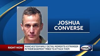 Man accused of entering strangers home lunging at woman with knife Manchester police say [upl. by Siramaj448]