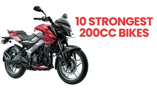 10 Most Powerful 200cc Bikes in India [upl. by Yeliab873]