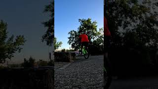 SPINNING 180s IS ALWAYS THE BEST CHOICE mtb streettrials bikelife biketrial bmx foryou perte [upl. by Rolan]