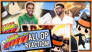 KATEKYO HITMAN REBORN ALL OPENINGS 18 BLIND REACTION Anime Reaction 12 [upl. by Geraint]