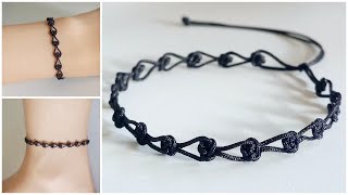 DIY easy bracelet amp anklet [upl. by Rengia559]