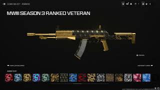 Modern Warfare 3  All Ranked Camos and Unreleased Camo Showcase Season 3 [upl. by Joeann]