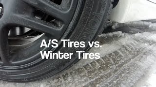 Yokohama All Season Tires vs Winter Tires for Subaru WRX [upl. by Ardnek]