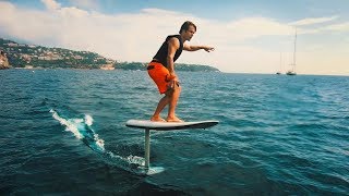 ELECTRIC HYDROFOIL SURFING IN MONACO VLOG³ 59 [upl. by Milde148]