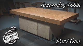 How I Built My Assembly Table w Tons of Storage [upl. by Anaele]