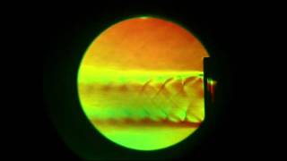 Color Schlieren Filters with a Supersonic Nozzle [upl. by Imuy]