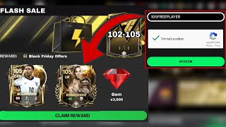 NEW REDEEM CODE BLACK FRIDAY FREE GIFT PACKAGES REVEALED BY EA NEW LEAKS IN FC MOBILE 25 [upl. by Ayimat]